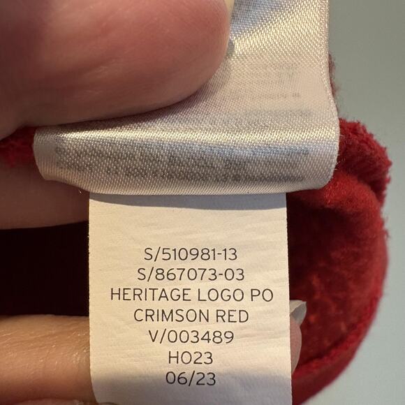 GAP Hoodie Women XS Extra Small Crimson Red Heritage Logo Pullover Hooded Fleece - Picture 11 of 12